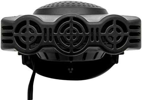 Riloer Auto Lüfter Abtau Heizung Fast Defroster & Mini Lüfter Winkel einstellbar 2 in 1 tragbar 12V