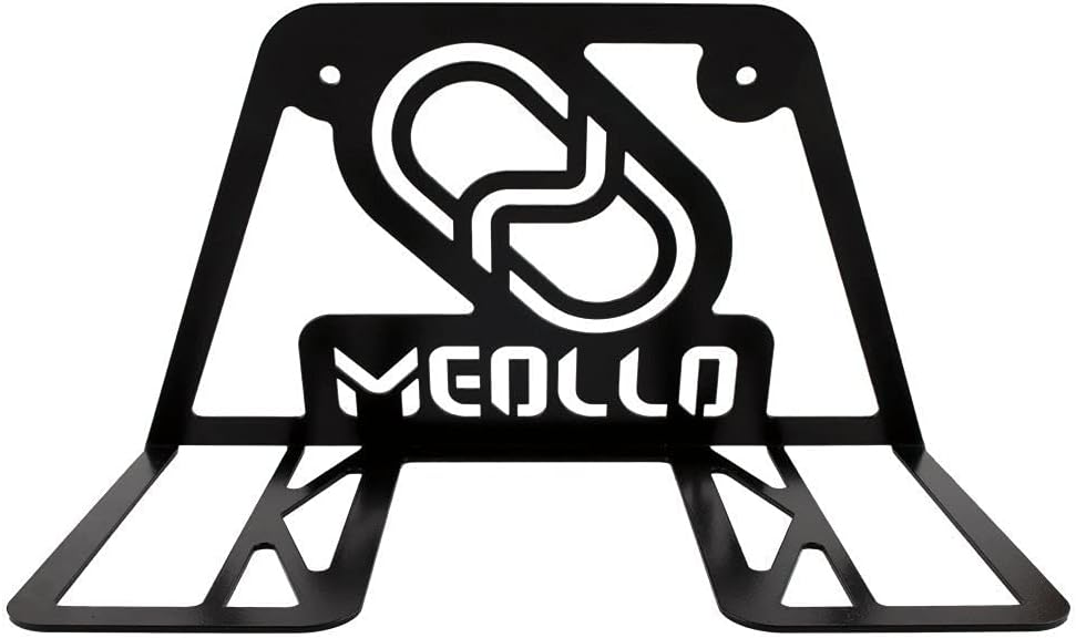 MEOLLO Tischtennisschläger Wandhalterung (100% Stahl) Weiss, Weiss