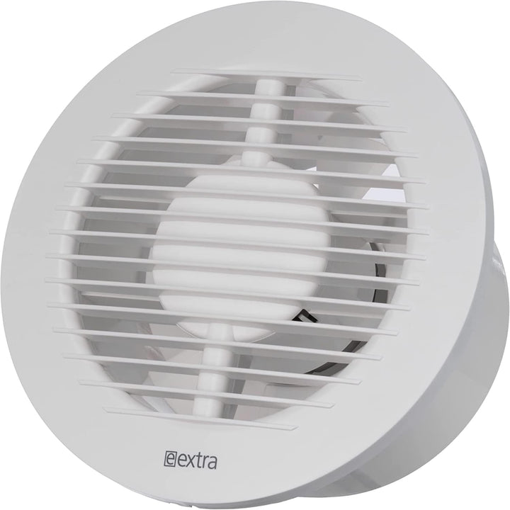 Ø 125mm Weiss Badlüfter - Ventilator mit Kugellager - Lüfter für Effiziente Belüftung im Bad Kuche W
