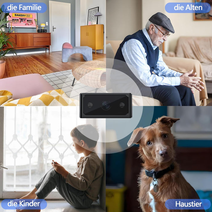 Mini-Surveillance-Kamera im kleinen Format - Innen- und Aussenüberwachungskamera - High Definition (