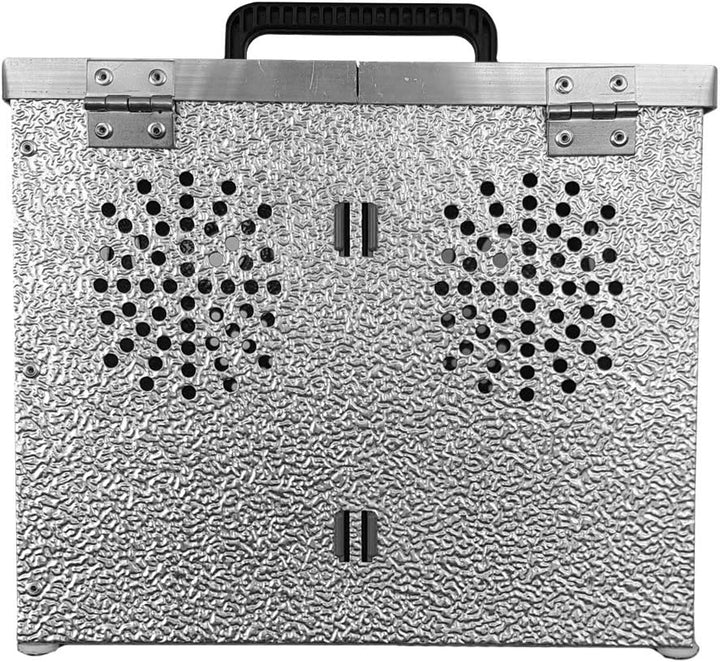 Aluminium Transportkorb mit 6 Abteilungen für Kaninchen, Tauben, Geflügel und Kleintiere