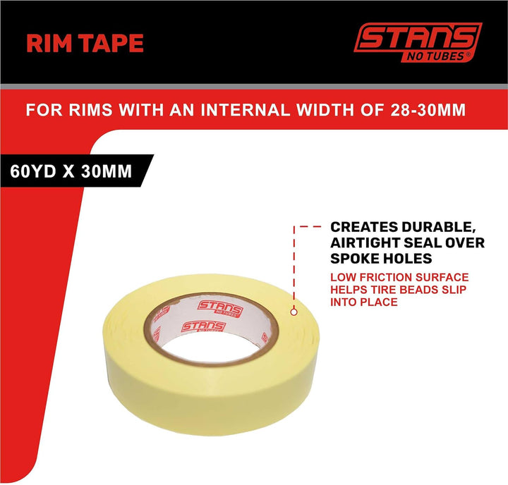 Stan's NoTubes Felgenband-08542839 Felgenband, Gelb, 30 mm54 m
