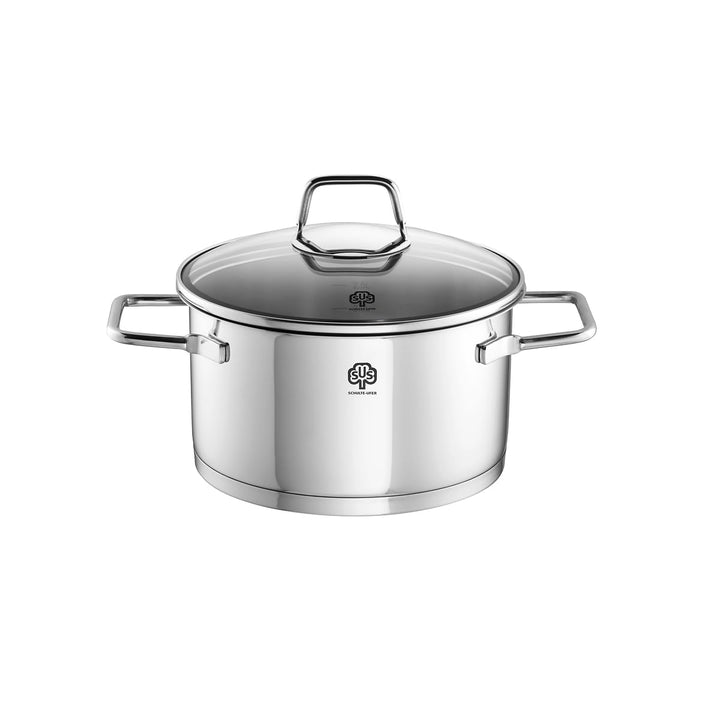 Schulte-Ufer 64006-20 Fleischtopf Wega, 20 cm, Edelstahl 20 cm Durchmesser, 20 cm Durchmesser