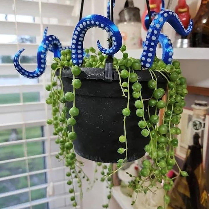XDGJTBFMY Octopus Tentakel Stakes Tentakeln Lustige Halloween T0X0 Ornamente Anlage Blau, Blau