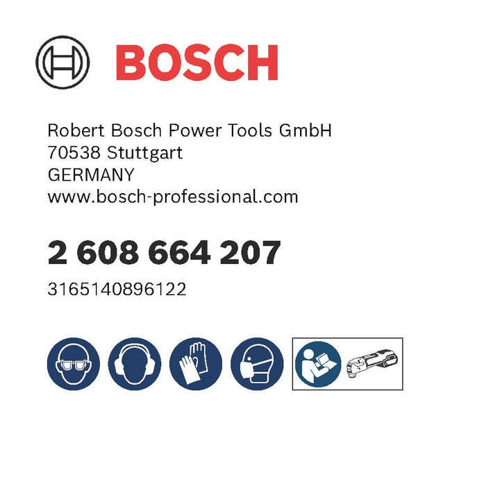 Bosch Professional 5x Segmentsägeblatt Expert MultiMaterial ACZ 105 ET (für Faserkunststoffe GFK, CF