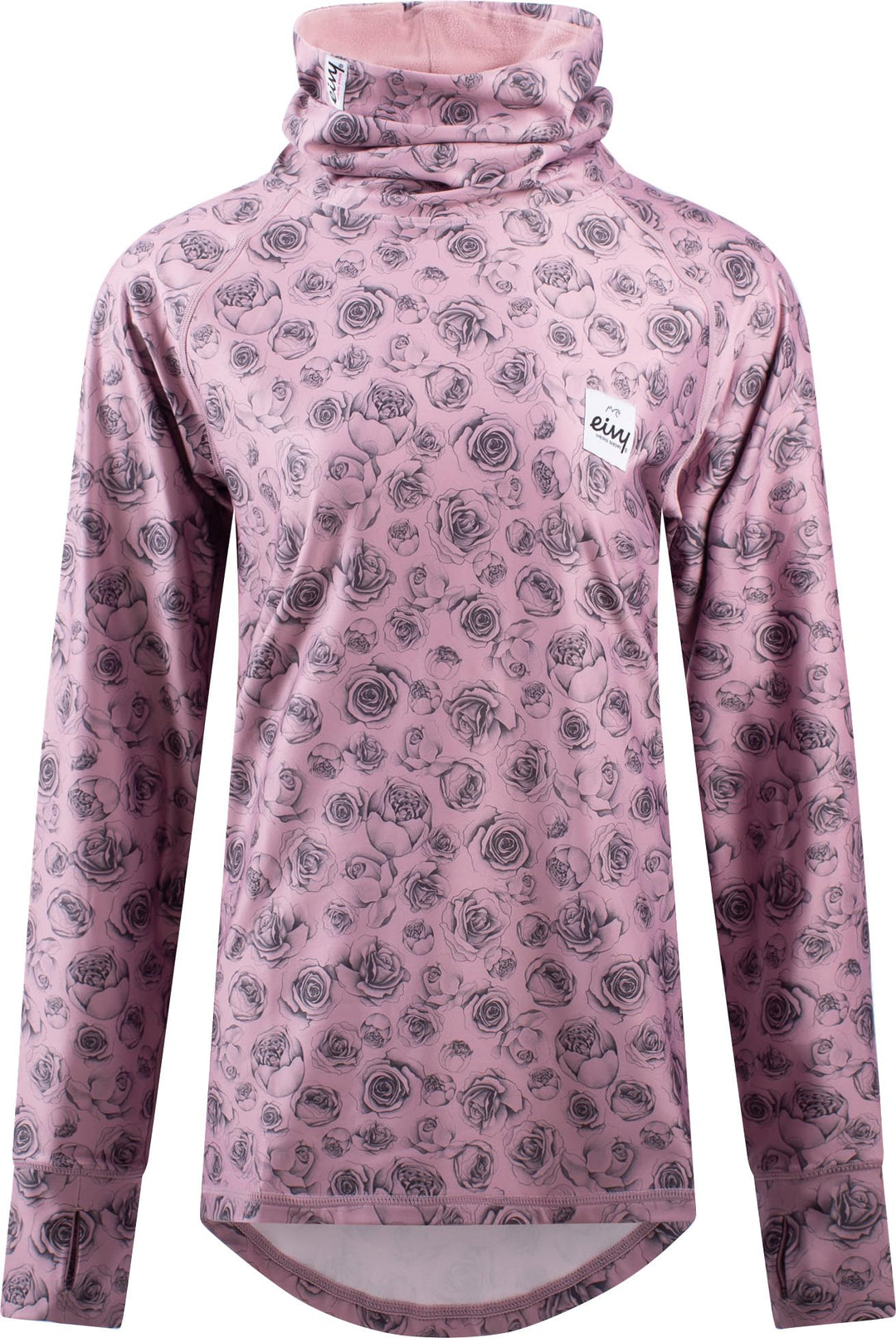 Eivy Damen Icecold Gaiter Top Yoga-Shirt XS Charcoal Woodrose, XS Charcoal Woodrose