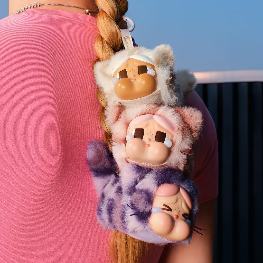 POP MART Crybaby Wild but Cutie Series - Vinyl Plush Pendant Anime Actionfiguren Sammelfiguren Samml