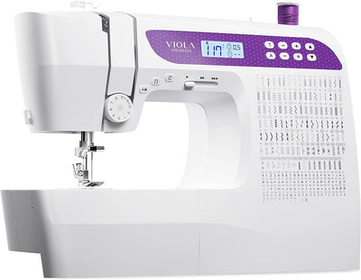 Viola Atelier E215 Elektronische Nähmaschine mit Verlängerungstisch, extra genäht, inklusive CETL215