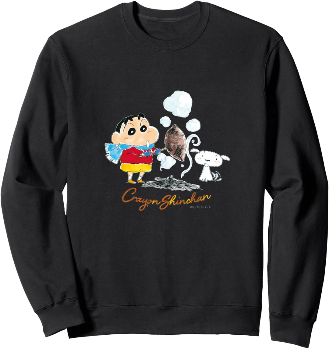 Crayon Shin-chan　Shin-chan, Shiro, and Roasted sweet potato Sweatshirt
