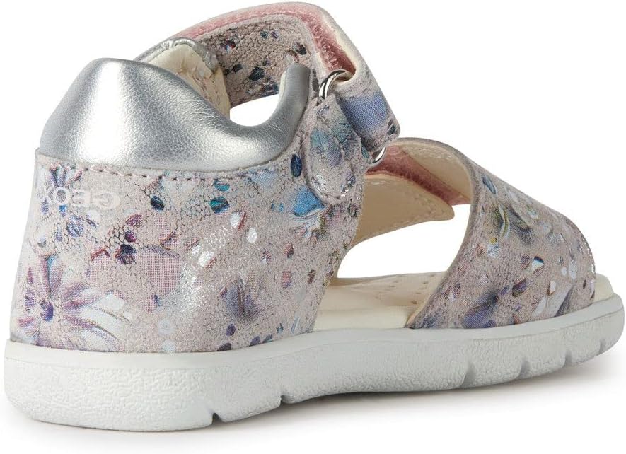Geox Mädchen B Alul Girl Sandal, 25 EU Lt Rose Silver