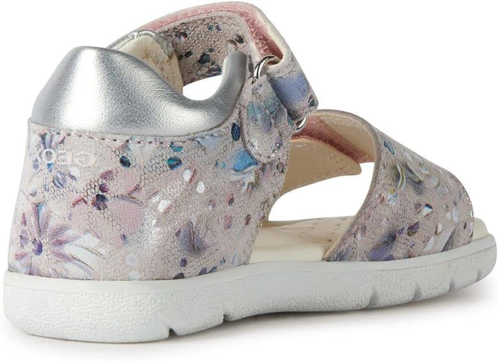 Geox Mädchen B Alul Girl Sandal, 25 EU Lt Rose Silver