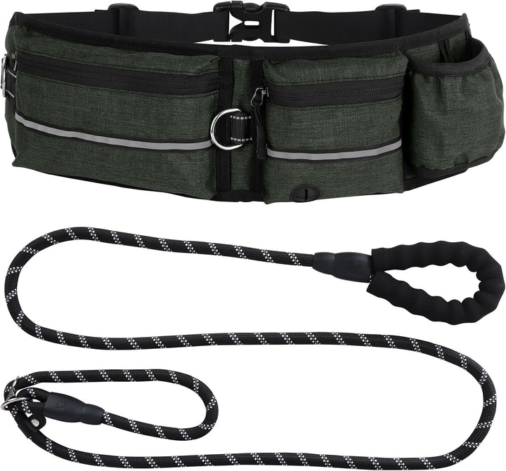 Leckerlitasche für Hunde mit Leine, Gassi Tasche Hund, Polyester
