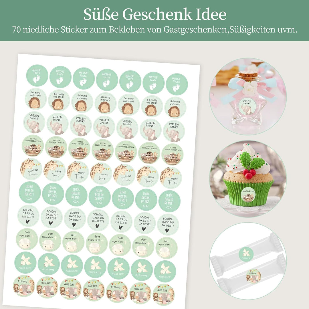 Legezon Gästebuch Babyparty mit Bilderrahmen, Arche Noah – Alternative zum Gästebuch für Taufe, Gebu