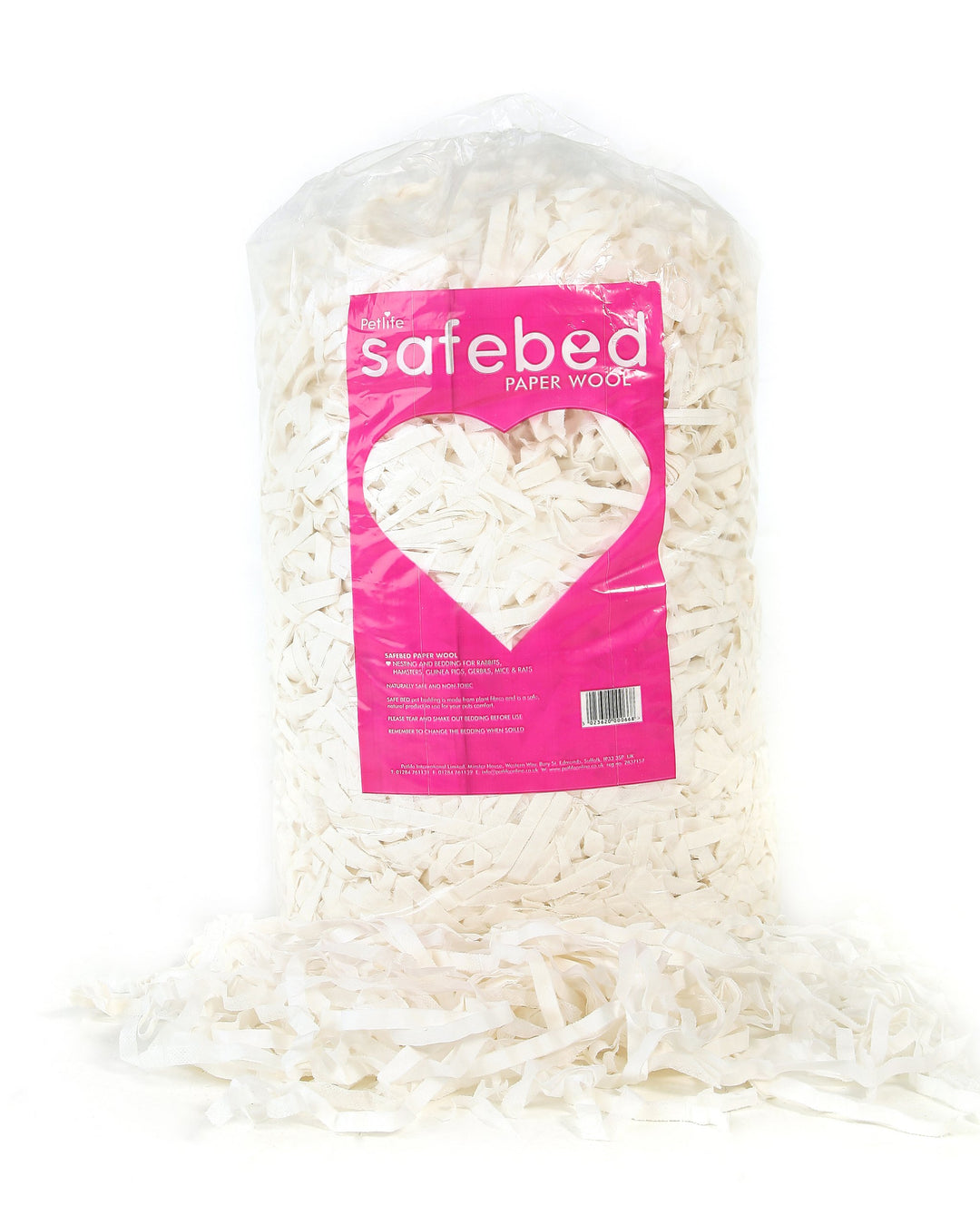 Safebed Paper Wool Small Pet 10kg-2kg 2 kg, 2 kg