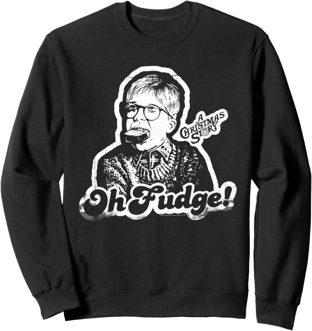 A Christmas Story Oh Fudge Again Weihnachten Sweatshirt