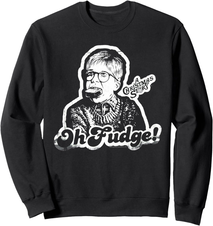 A Christmas Story Oh Fudge Again Weihnachten Sweatshirt