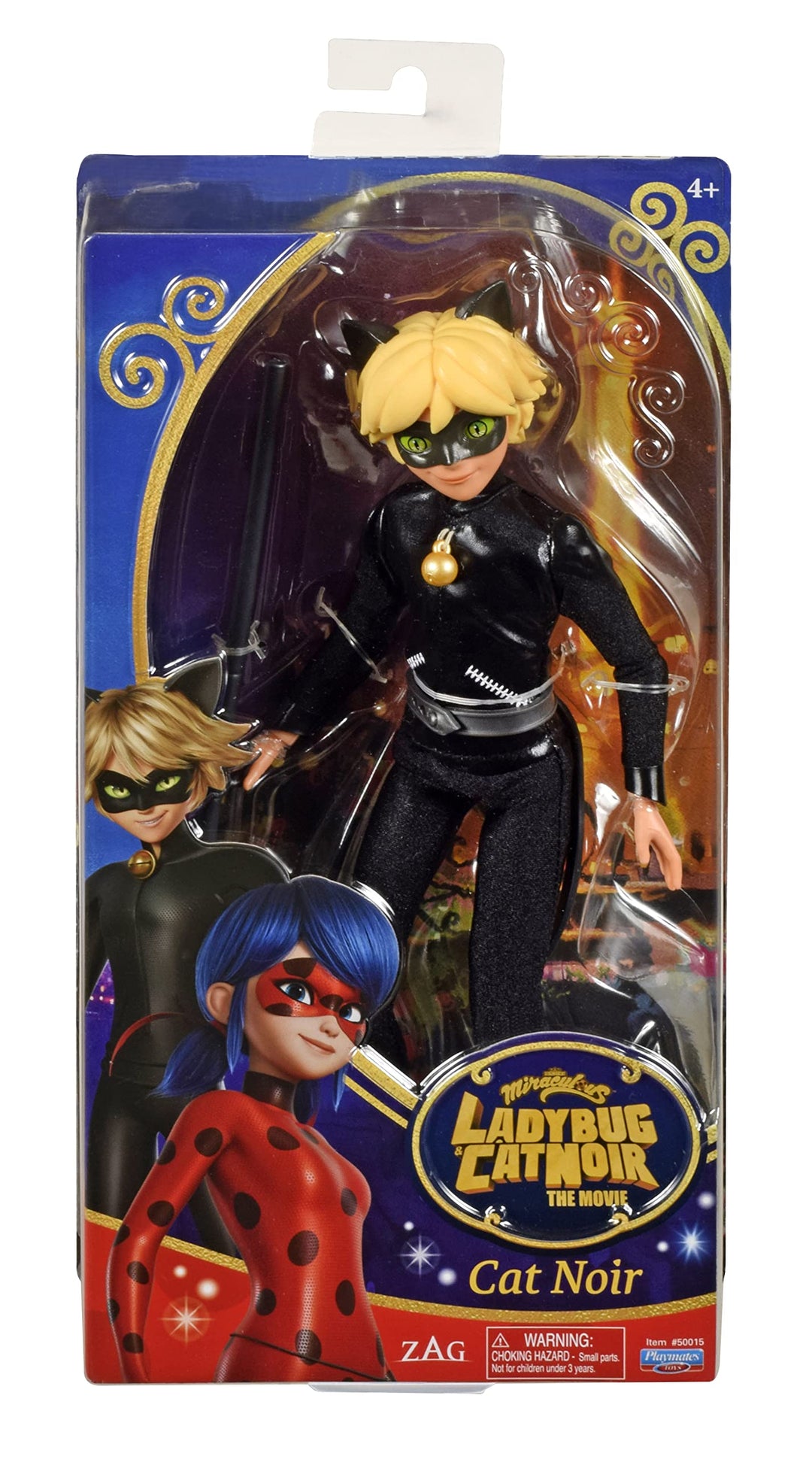 Bandai - Miraculous Ladybug und Cat Noir - Puppe - Cat Noir- Adrien - 26 cm grosse artikulierte Ankl