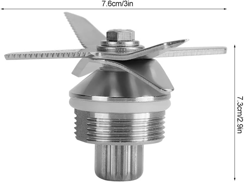 Ersatz-Extraktionsklinge, Edelstahlmischung Schneidemischer Klinge Messer Ersatzteile Passend für Ju