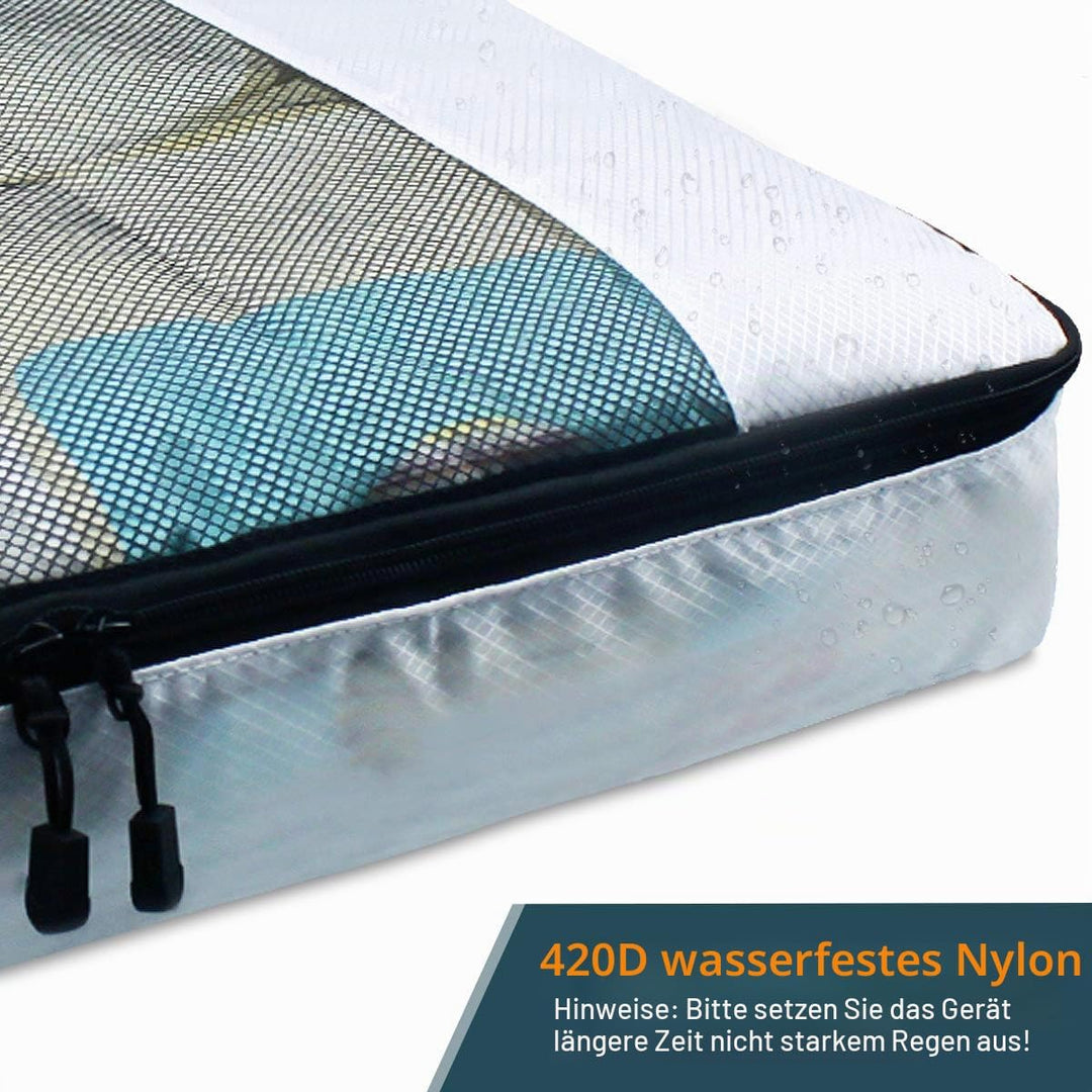 Kleidertaschen Set, Netspower Packing Cubes als Gepäck Organizer, 6 Stück wasserdichte Kofferorganiz