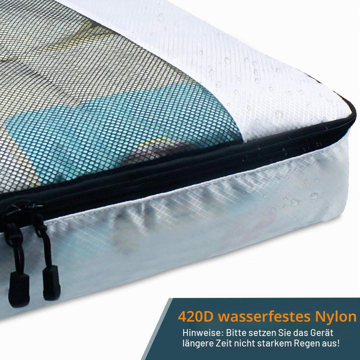Kleidertaschen Set, Netspower Packing Cubes als Gepäck Organizer, 6 Stück wasserdichte Kofferorganiz