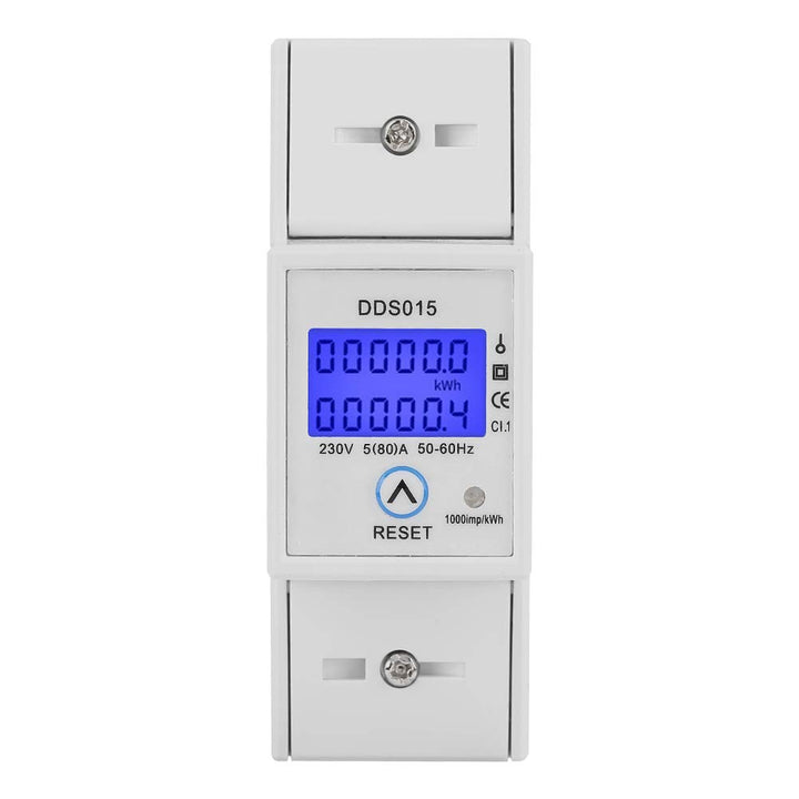 Digital LCD Einphasen-Energiezähler 5-80A 230V 50Hz Din-Schiene Energiezähler DDS015 230V 5-80A 50Hz