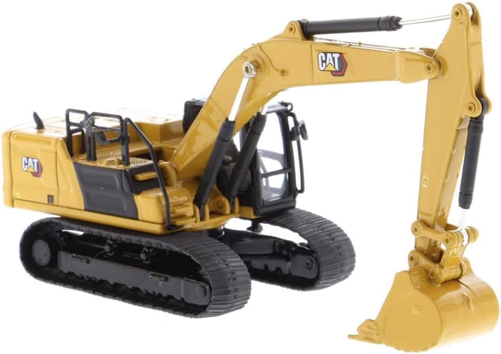 Diecast Masters 85658 - Caterpillar Kettenbagger 336 Next Gen, detailgetreues H0 CAT Baufahrzeug in