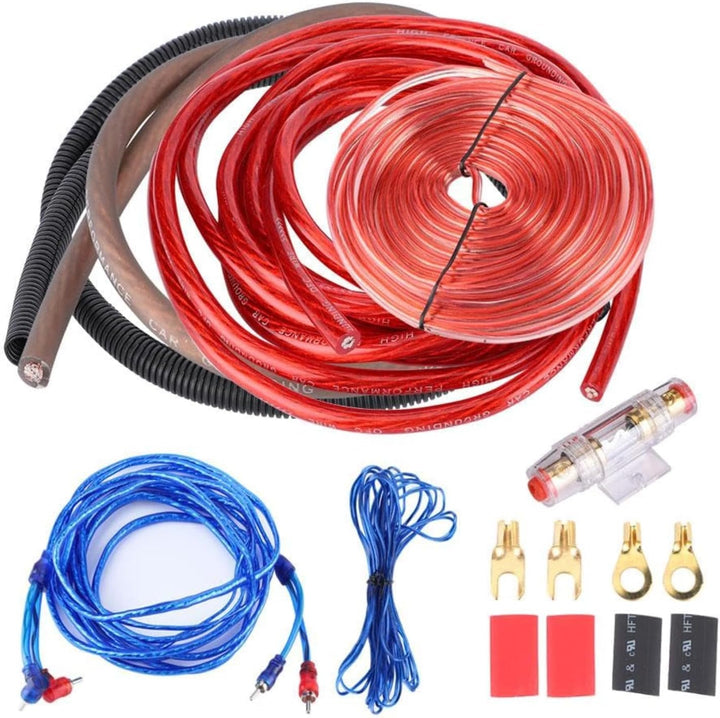 KSTE Subwoofer Cable, Subwoof Verstark, Audio Verstark, Car Subwoofer Wire Kit, 4 Guage 2800W Car Au