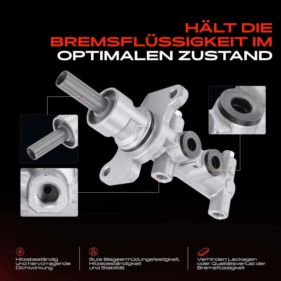 Frankberg Hauptbremszylinder Kompatibel mit Vivaro A E7 X83 2001-2014 Vivaro J7 F7 2001-2014 Trafic