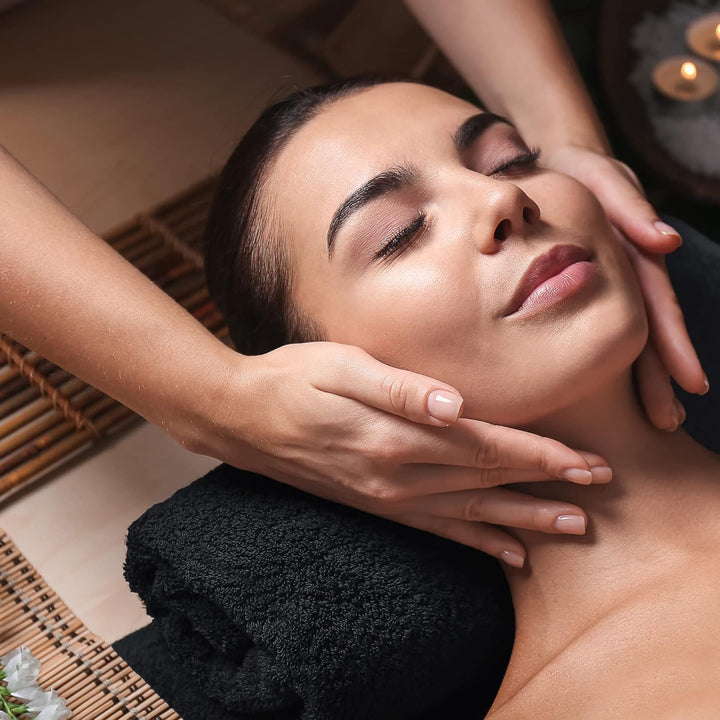 Utopia Towels Bleichfeste Salon Handtücher aus Baumwolle (24er-Packung, Schwarz, 41 x 69 Zentimeter)