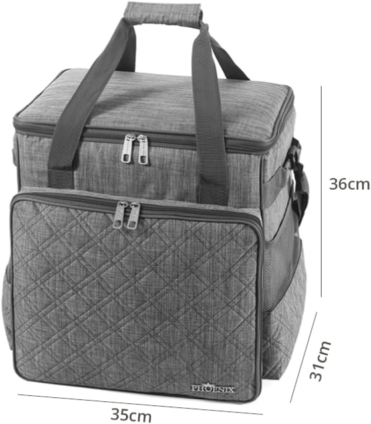 Phönix Trolley für Nähmaschinen 45x21x37cm und Overlockmaschinen 39x32x36cm (Overlocktrolley Quilt D