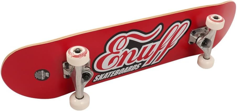 Enuff Skateboards Classic Logo Skateboard 7.75 " rot (rot), 7.75 " rot (rot)