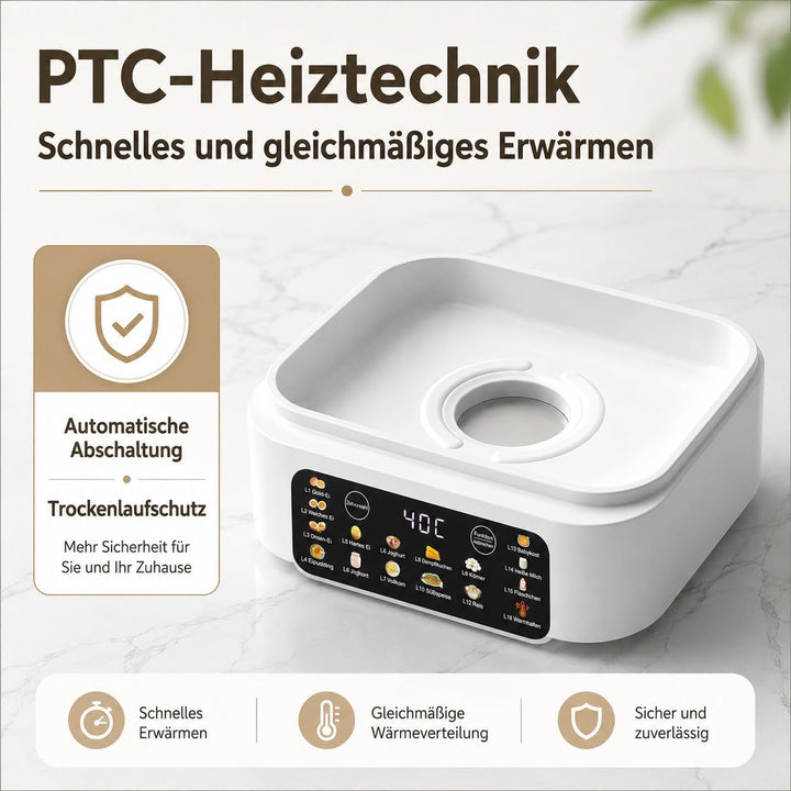 Eierkocher für 12 Eier, Multifunktions-Dampfgarer 2,5L mit 16 Programmen, 300W Eier Kocher mit Edels