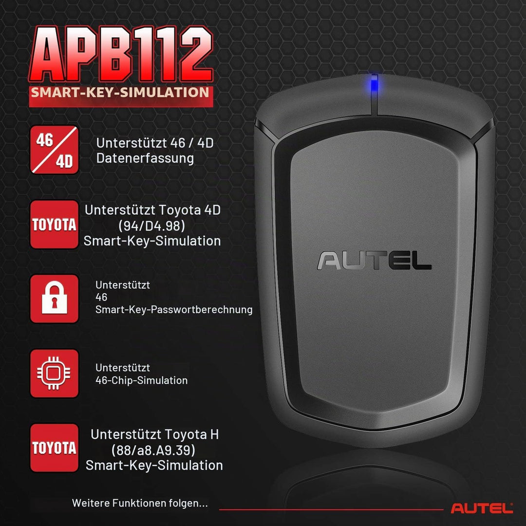 Autel APB112 Auto Smart Schlüssel Simulator für Autel MaxiIM IM508, IM608, IM608 PRO, MX808IM und OT