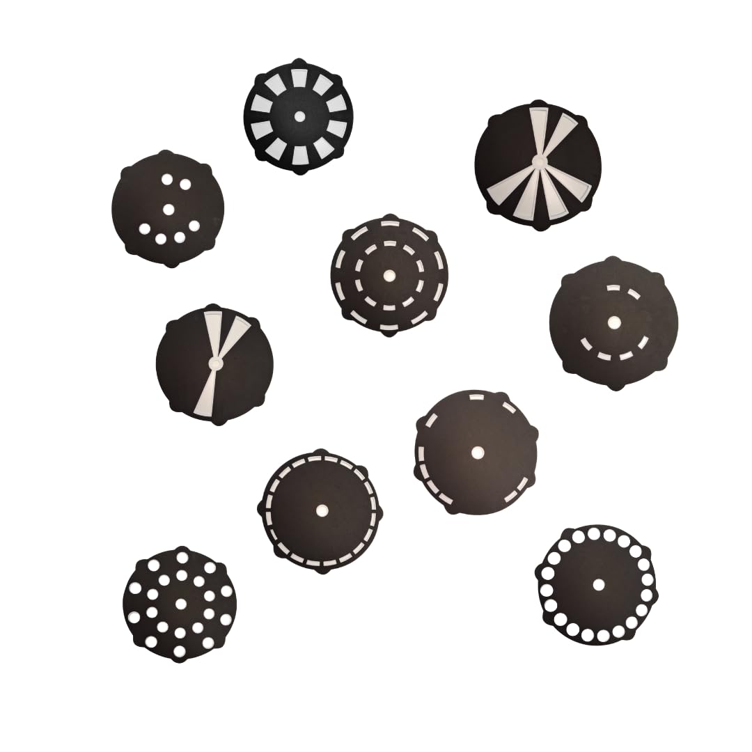 10er Set Target Foam Dart Trainer - Präzisionstraining Pad - Dartscheibe aus Schaumstoff - Dart Zube