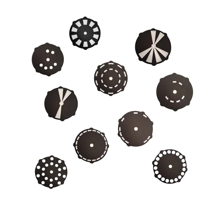 10er Set Target Foam Dart Trainer - Präzisionstraining Pad - Dartscheibe aus Schaumstoff - Dart Zube