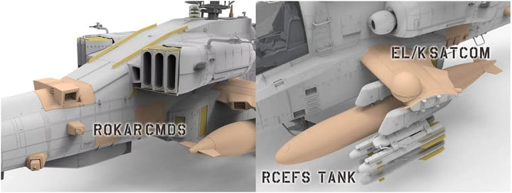 TAKOM 2605 AH-64DI SARAF Attack Helicopter amerikanischer Kampfhubschrauber Massstab 1:35 Modellbau