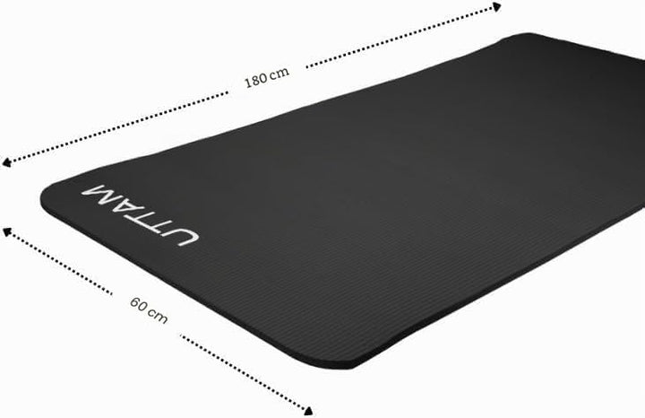 UTTAM Yoga Mat | Multi-Purpose Extra Thick Foam Exercise Mats | Stretching, Resistance Workout & The
