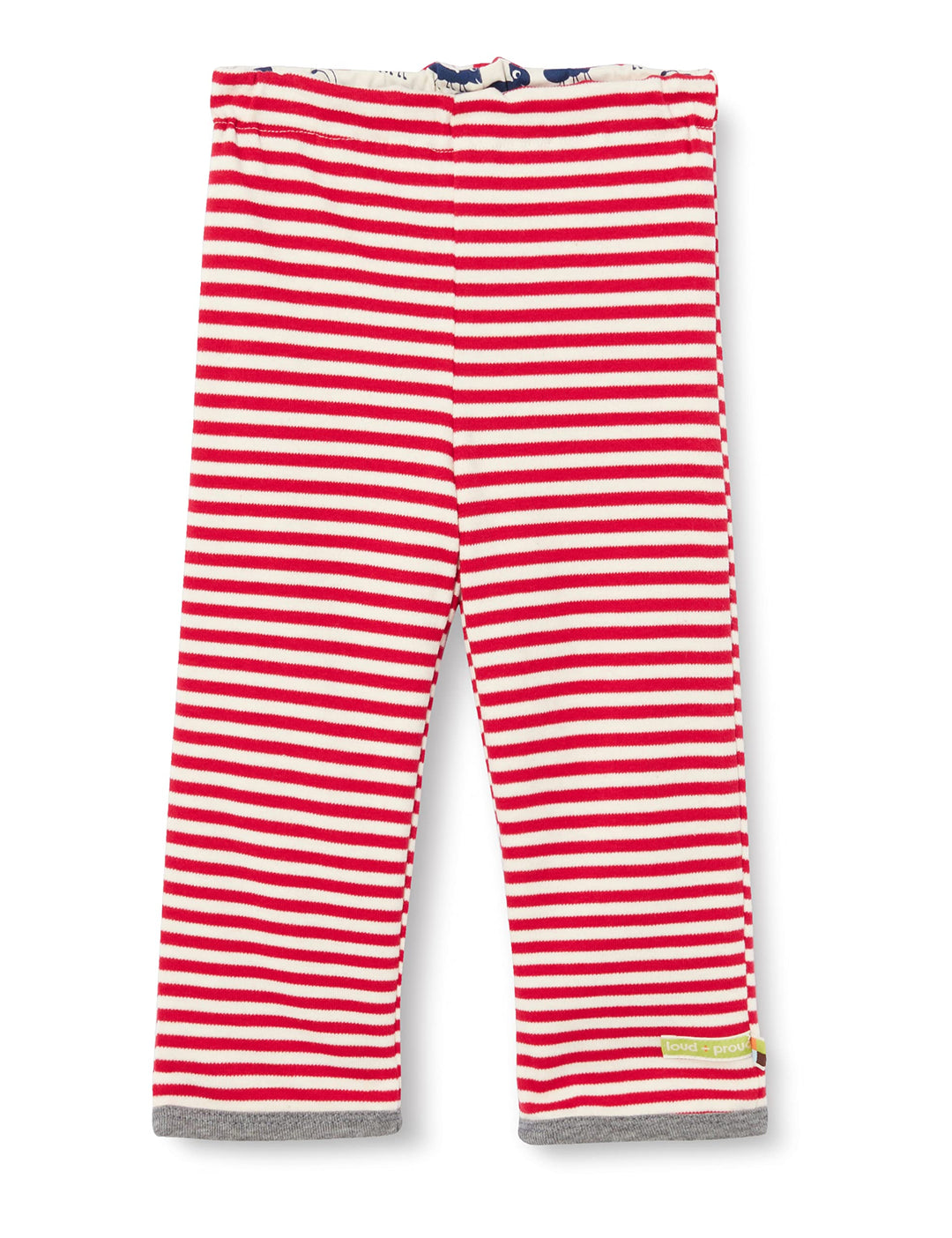 loud + proud Unisex Kinder Wendehose, GOTS Zertifiziert Hose 98-104 Tomato, 98-104 Tomato