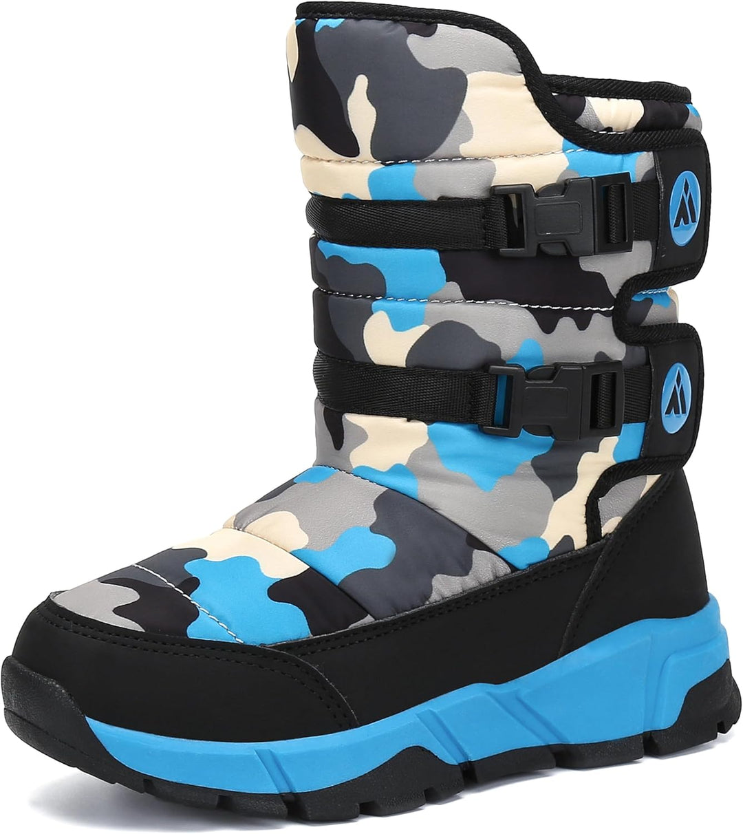 Kinder Winterstiefel Jungen Schneestiefel Mädchen Warm Gefütterte Rutschfeste Winter Snowboots Outdo