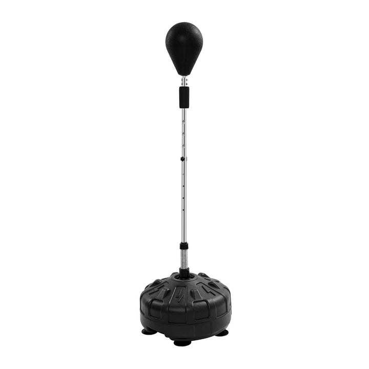 Punchingball Höhenverstellbar 120–160 cm, Stehender Boxstand mit 6 Saugnäpfen, 90° Rückprall & Stahl