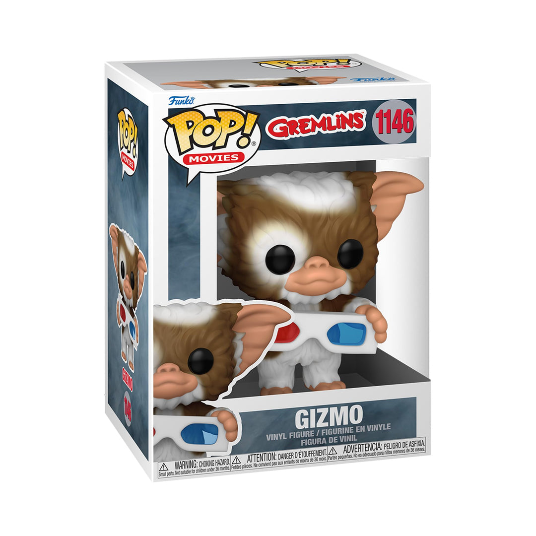 Funko Pop! Movies: Gremlins-Gizmo mit 3D Glasses - Vinyl-Sammelfigur - Geschenkidee - Offizielle Han