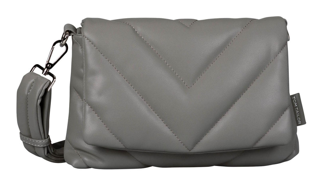 TOM TAILOR bags KATRINA Damen Umhängetasche M, 27x5x18 Mid Grey, Mid Grey