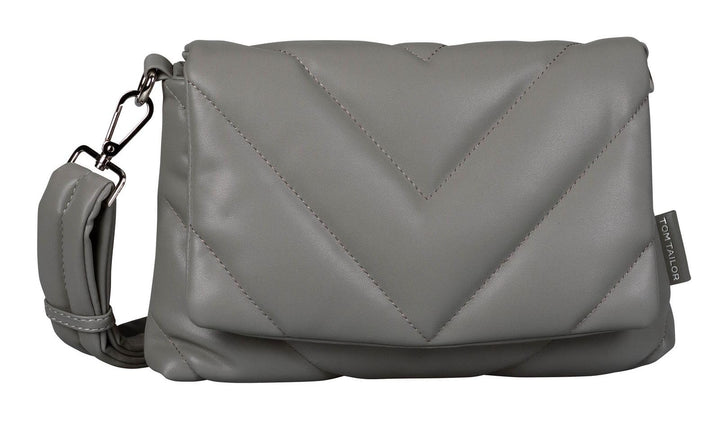 TOM TAILOR bags KATRINA Damen Umhängetasche M, 27x5x18 Mid Grey, Mid Grey
