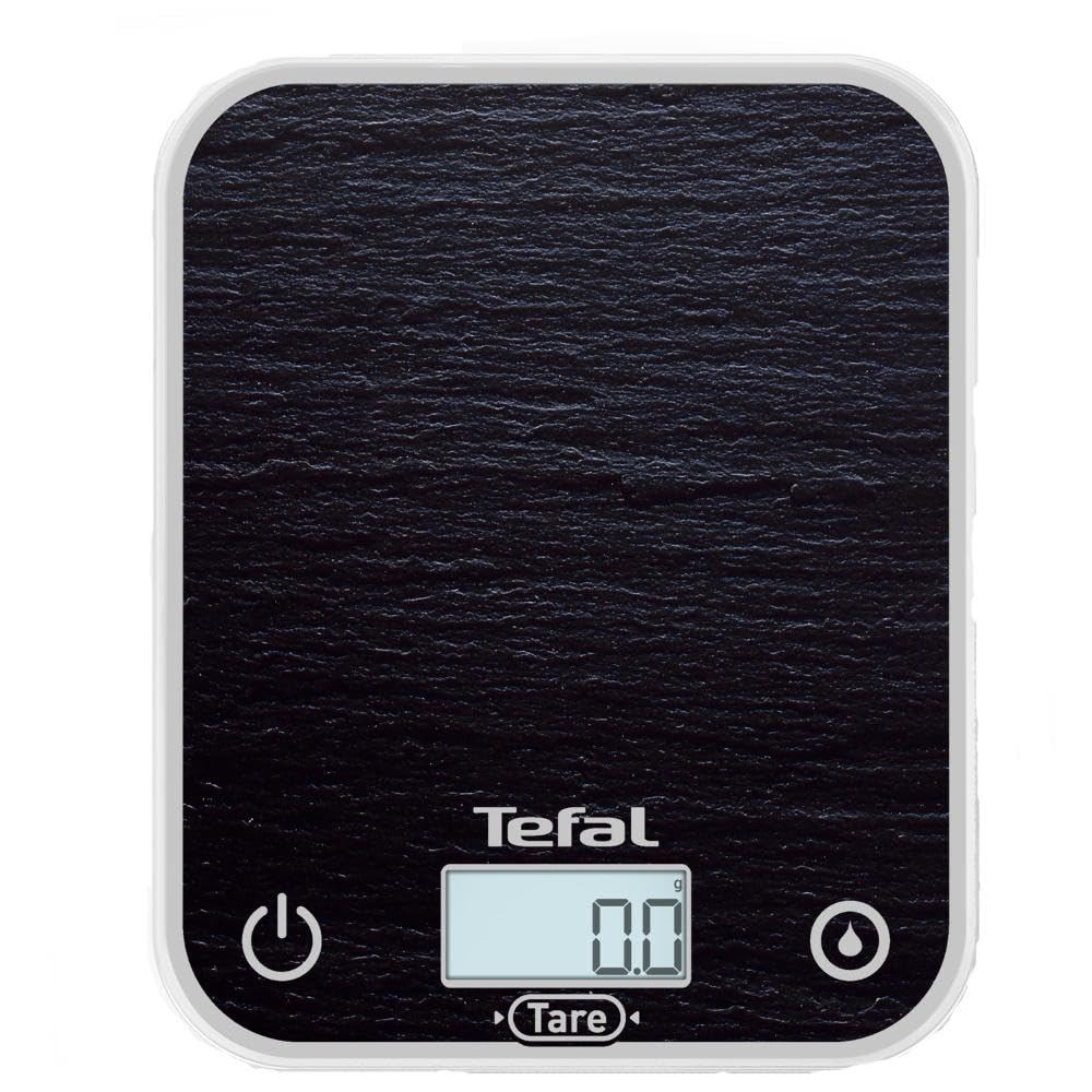 Tefal Optiss BC50D2V0 Elektronische Küchenwaage, beleuchtetes Display, kratzfest, Kapazität 5 kg, Sc