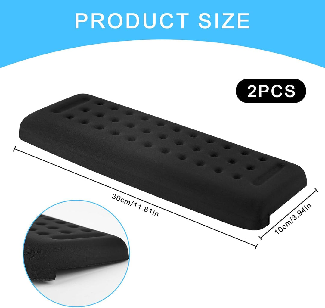 2 Stück L-Förmige Ergonomische Handgelenk Ellenbogenkissen, 30x10cm Memoryfoam Schreibtisch Handball