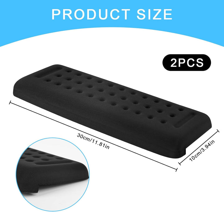 2 Stück L-Förmige Ergonomische Handgelenk Ellenbogenkissen, 30x10cm Memoryfoam Schreibtisch Handball
