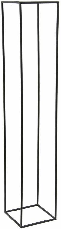HowHomely Blumenständer Metall Schwarz 130 cm Hoch - Solider und Robuster Blumenhocker Metall - Pfla