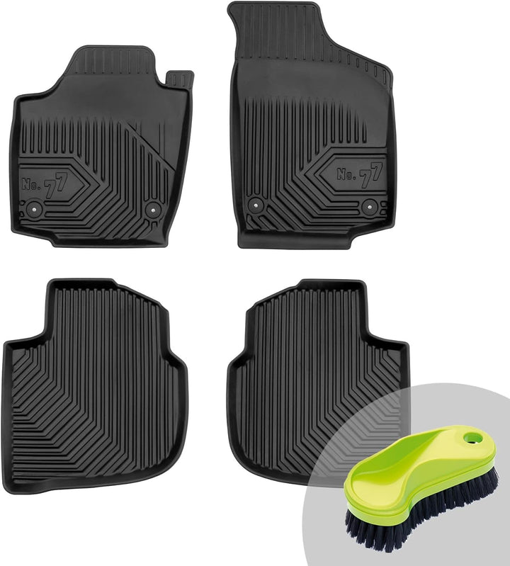 FROGUM No.77 Gummimatten Ganzjahresset von Auto Fussmatten Autofussmatten für SEAT Toledo IV 2012-20