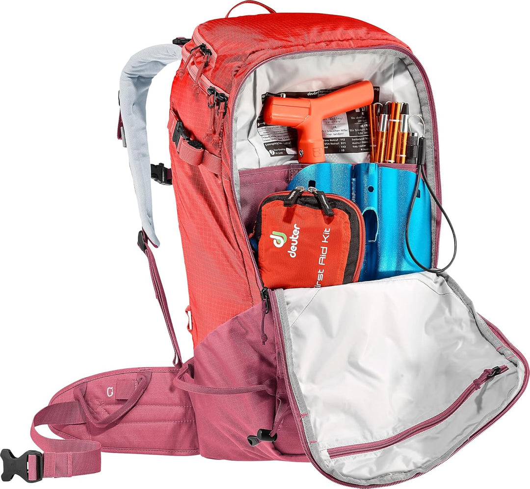 deuter Damen Freerider Pro 32+ Sl Skitouren Rucksack (1er Pack) 32+ L Maron-currant, 32+ L Maron-cur