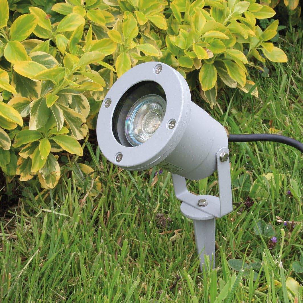 ChiliTec Gartenstrahler für Aussen - Gartenleuchte Schwenkbar mit GU10 Fassung IP44 Aussenbeleuchtun